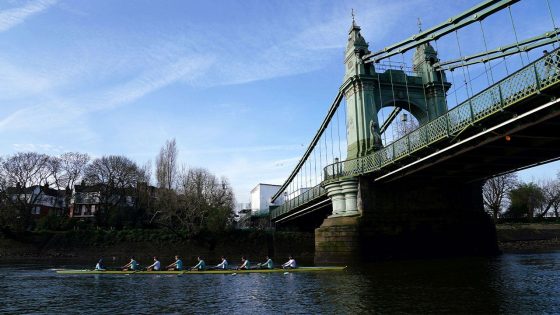 Health warning issued to boat race crews over levels of E.coli in Thames – MASHAHER