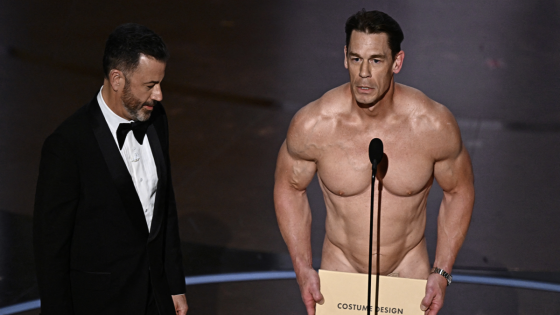 Nearly naked John Cena presents Oscar for best costume design at 2024 Academy Awards – MASHAHER