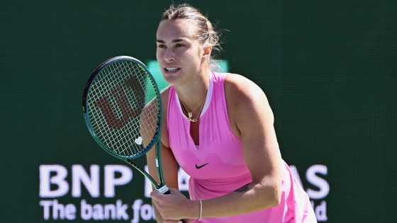 Aryna Sabalenka: ‘My heart is broken,’ tennis star says after ex-boyfriend found dead | World News – MASHAHER