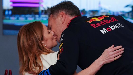 Christian Horner seen with wife Geri as he refuses to comment on claims of inappropriate behaviour | UK News – MASHAHER