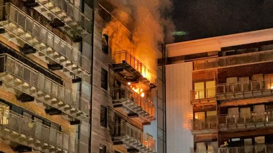 Firefighter injured and MSP among 100 residents evacuated from flats as crews tackle Edinburgh fire | UK News – MASHAHER