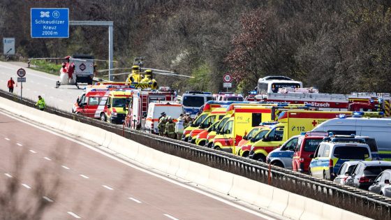 At least five people killed after bus crashes on German motorway | World News – MASHAHER