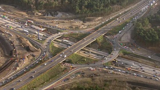 M25 closure: Aerial pictures show calm before expected chaos as section of motorway shutting for weekend | UK News – MASHAHER