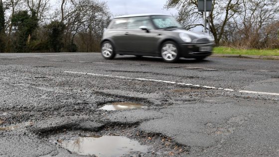 Roads at ‘breaking point’ as pothole repairs hit eight-year high, report claims | UK News – MASHAHER