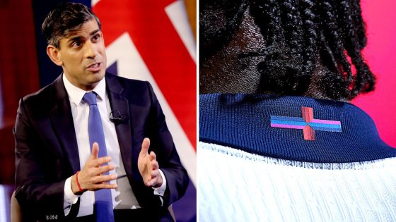 Nike England shirt row: ‘Don’t mess with national flags’, says Sunak after US brand changes St George’s Cross | Politics News – MASHAHER