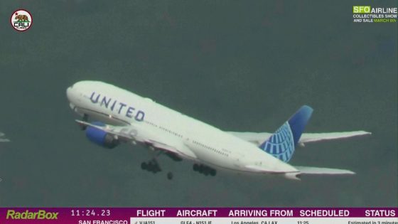 United Airlines jet makes emergency landing after losing tyre on take-off | US News – MASHAHER