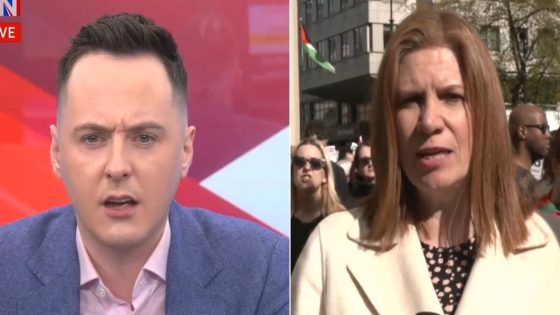 ‘That is a despicable way to behave’ Darren Grimes hits out at protestor who hijacks news segment ‘SHAME on you!’ – MASHAHER