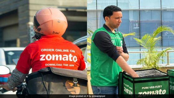 Zomato Rolls Back Green Uniform For Veg Fleet, All Riders To Wear Red – MASHAHER