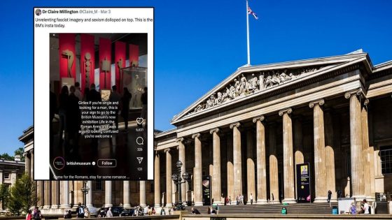 British Museum exhibit blasted by woke academic over promotion of ‘unrelenting fascist imagery’ – MASHAHER