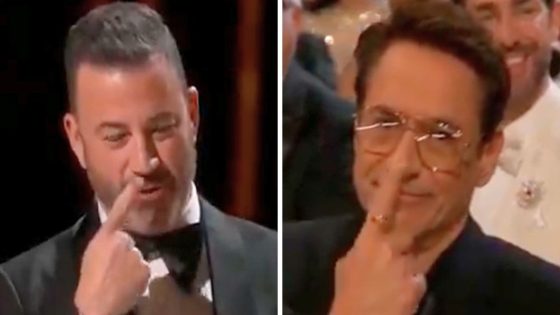 Jimmy Kimmel slammed for ‘horrendous’ dig at Robert Downey Jr’s past drug use in awkward Oscars monologue – MASHAHER