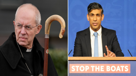 Justin Welby says he will not block Rwanda Bill as he concedes ‘open borders’ are not the answer – MASHAHER