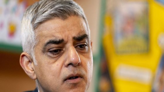 Sadiq Khan blasted for ‘rank hypocrisy’ after failure to return controversial £5k donation – MASHAHER