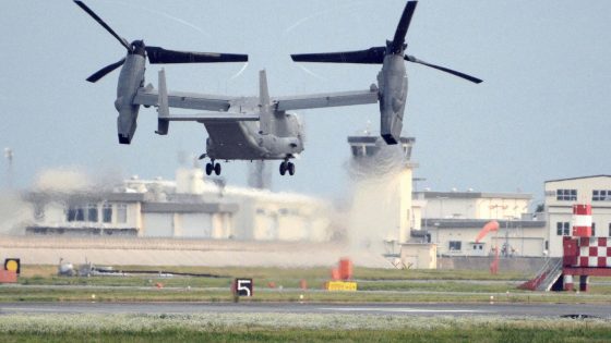 Military’s Ospreys are cleared to return to flight, 3 months after fatal crash – MASHAHER