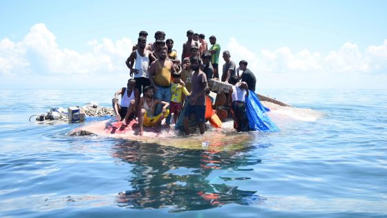 Weeping, weak and soaked, Rohingya refugees rescued from hull of capsized boat – MASHAHER