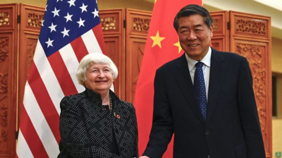 U.S. and China to hold talks on ‘balanced growth’ amid overcapacity concerns, Yellen says – MASHAHER