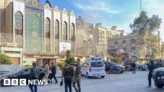 Israeli strike destroys Iranian consulate in Syria, Iran state media says – MASHAHER