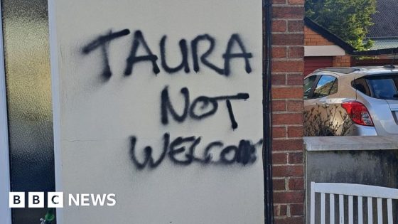 Police treating Finaghy graffiti as hate crime – MASHAHER