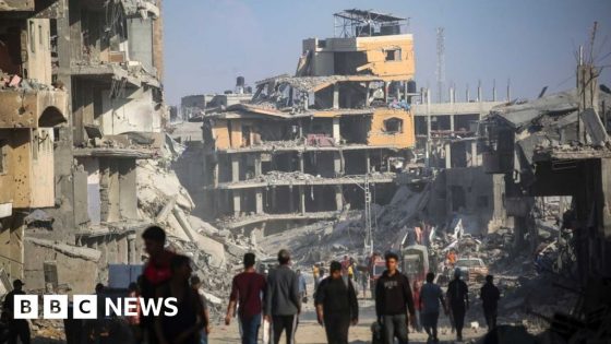 Gazans return to devastation in Khan Younis – MASHAHER