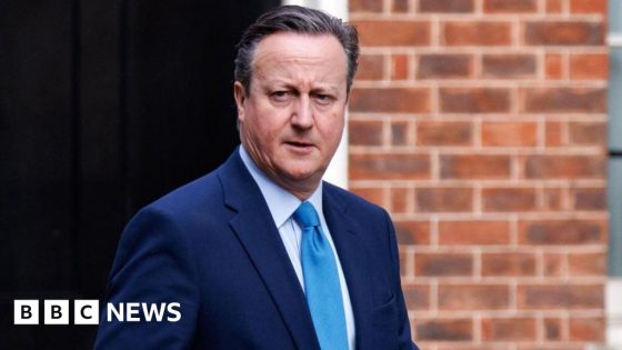 David Cameron meets Trump in Florida during US visit – MASHAHER