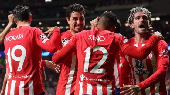 Atletico Madrid 2-1 Borussia Dortmund: Hosts edge first leg of Champions League quarter-final tie – MASHAHER