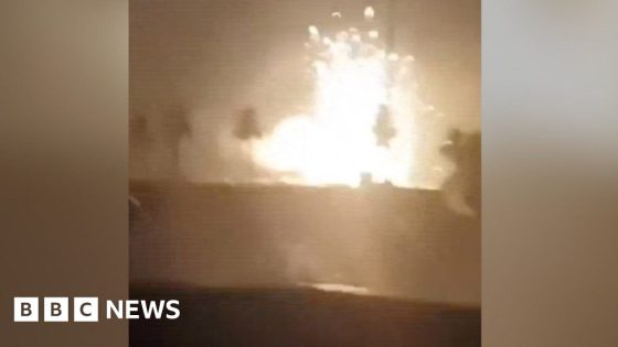 Moment huge explosion rocks Iraq military base housing pro-Iranian militia – MASHAHER