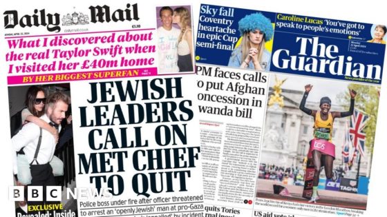 Newspaper headlines: PM wants end to ‘meddling’ on Rwanda and Met chief under fire – MASHAHER