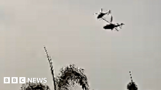 Ten dead as Navy helicopters collide mid-air – MASHAHER