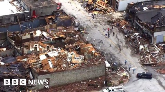 Oklahoma tornadoes: Aerial footage shows trail of destruction – MASHAHER