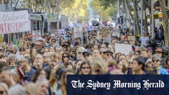 Thousands march in Melbourne after spate of domestic violence deaths – MASHAHER