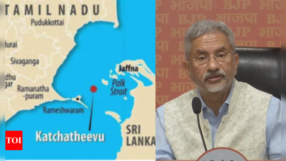 Public has right to know how Katchatheevu island was given to Sri Lanka: S Jaishankar | India News – MASHAHER