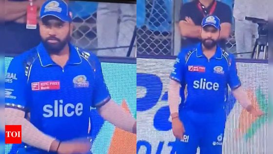 Watch: Rohit Sharma tries to calm Wankhede crowd, urges them to stop booing Hardik Pandya | Cricket News – MASHAHER