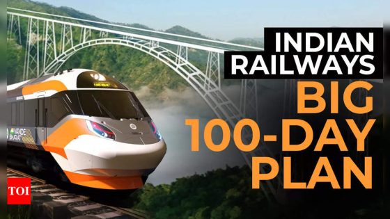 Indian Railways’ big 100-day plan: Vande Bharat sleeper, bullet train, J&K rail project with Chenab bridge & more – check details – MASHAHER