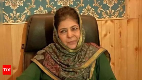 Lok Sabha: Mehbooba Mufti to fight against Ghulam Nabi Azad from Anantnag | India News – MASHAHER