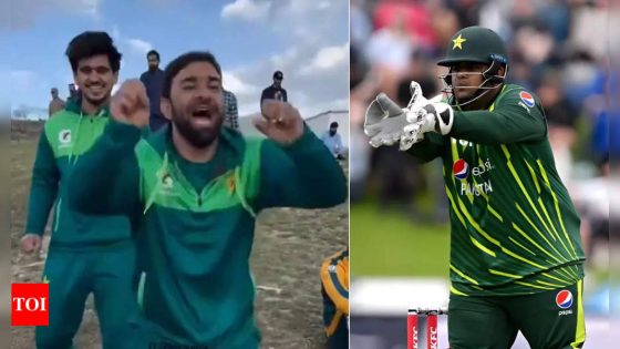 Watch: Pakistan cricketers go into a frenzy after seeing teammate Azam Khan climb a mountain | Cricket News – MASHAHER