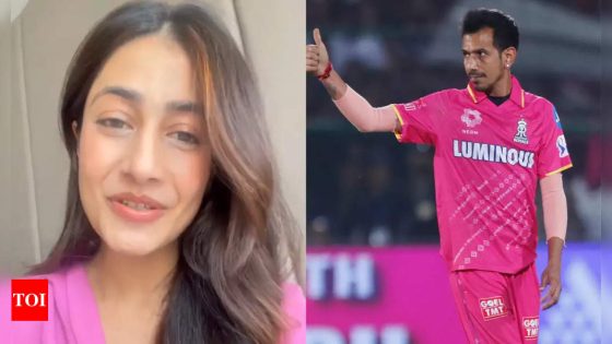 ‘I am your biggest cheerleader’: Dhanashree Verma showers love on Yuzvendra Chahal for playing 150th IPL match | Cricket News – MASHAHER