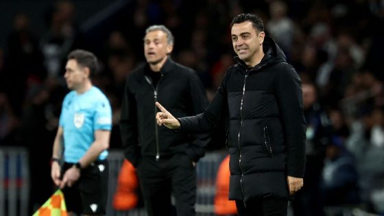 Xavi gets the better of Luis Enrique as Barcelona edge PSG – MASHAHER