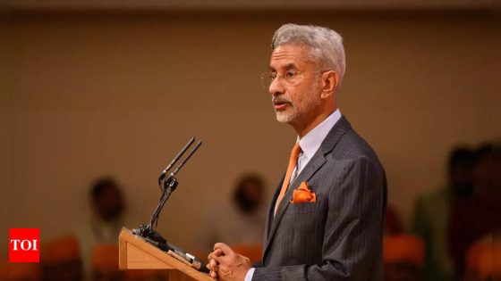 ‘Terrorists do not abide by any rules’: EAM Jaishankar reaffirms muscular response to cross-border terrorism | India News – MASHAHER