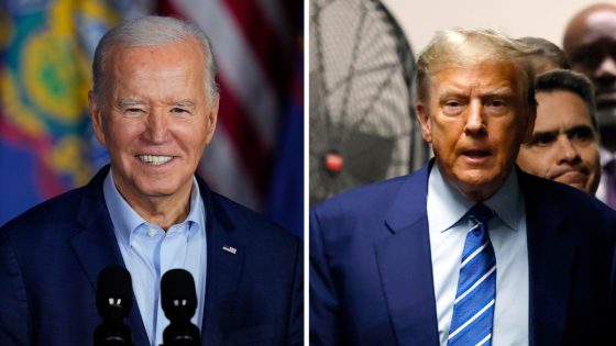 Biden cracks jokes about Trump as hush money trial kicks off – MASHAHER