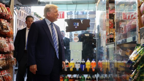 Watch: Trump visits bodega after day two of hush money trial – MASHAHER