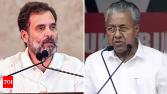 Your grandma jailed us for 1.5 years: Pinarayi dig at Rahul over ED jibe | India News – MASHAHER