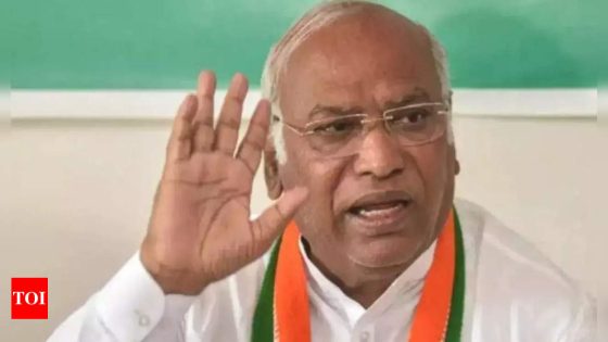 ‘At least come for my funeral…,’ Congress chief Mallikarjun Kharge’s emotional appeal to voters in Kalaburagi | Bengaluru News – MASHAHER