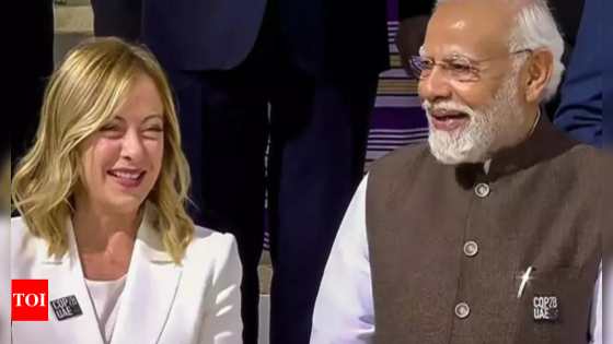 PM Modi speaks to Italian counterpart Giorgia Meloni, thanks her for G7 summit invite | India News – MASHAHER