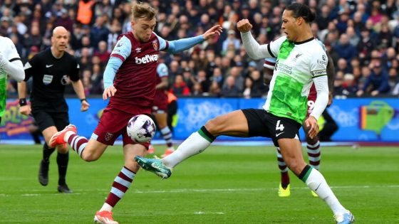 Liverpool ratings: Van Dijk 5/10 as title hopes hit again at West Ham – MASHAHER