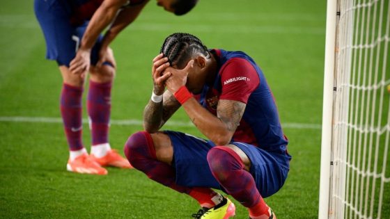 Barcelona 1-4 PSG (4-6 agg): Xavi unhappy with ‘really bad’ referee on chaotic night – MASHAHER