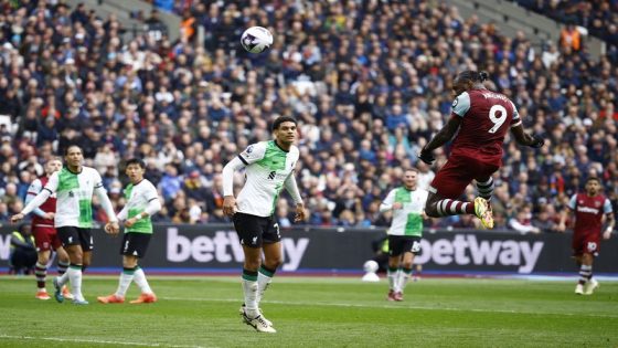 Football: Soccer-Liverpool’s slim title hopes fade further with 2-2 draw at West Ham – MASHAHER