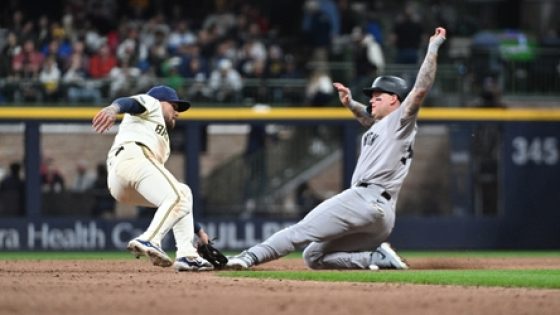 Yankees can’t hold on to late lead in 7-6 extra-inning loss to Brewers – MASHAHER