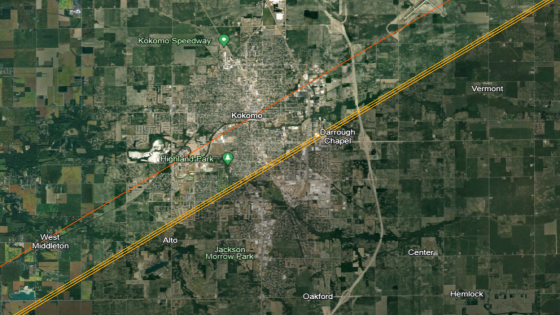 Did the eclipse path change? New map reveals Hoosiers could see less of the solar eclipse – MASHAHER