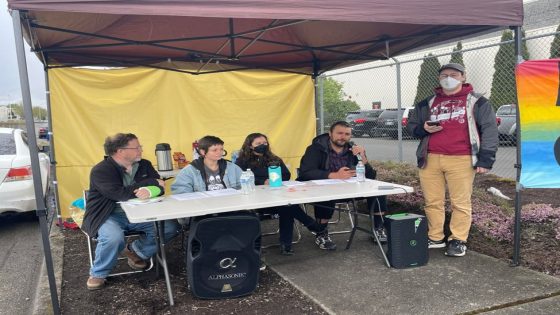 Tacoma protest against 150-acre warehouse project turns violent after ‘manager’ intervenes – MASHAHER