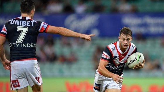 Sam Walker, Luke Keary, Sandon Smith, Sydney Roosters halves, Trent Robinson, Round 5 vs Bulldogs – MASHAHER