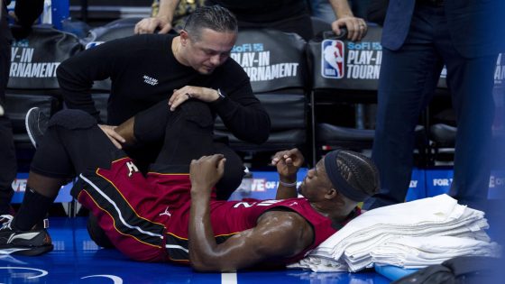 Report: Heat star Jimmy Butler feared to have MCL injury after play-in loss to 76ers – MASHAHER